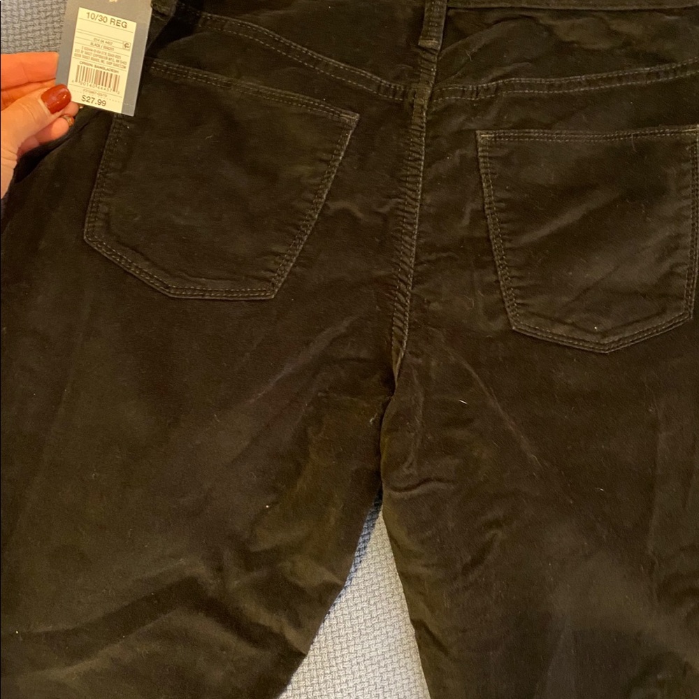 Black Velvet Skinny jeans-pants size 10